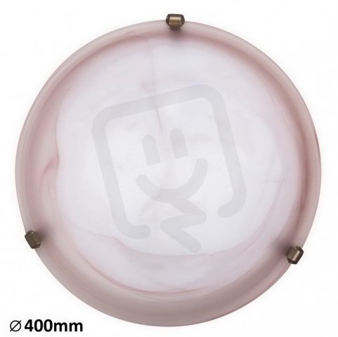 Alabastro E27 2x 60W IP20 tabákový alabastr/bronz úchyt RABALUX 3353