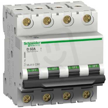 Schneider 24157 C60N jistič 4P 3A B UL