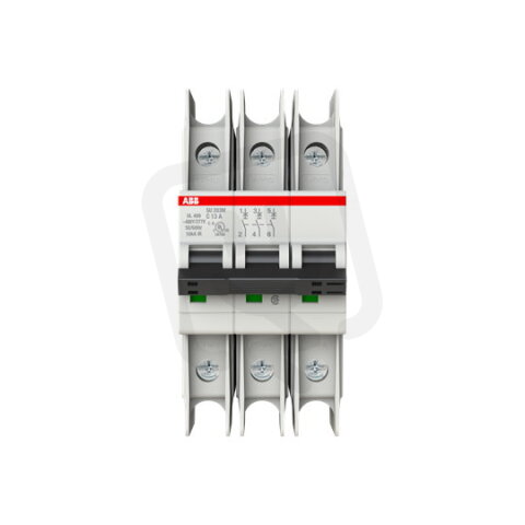 ABB SU203M-C13 jistič char. C 10kA 13A 3P  dle UL489 a CSA 22.2 No. 5