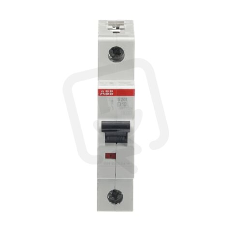 S201-D10 1 fázový jistič 10 A char. D 6kA ABB 2CDS251001R0101