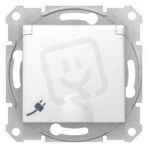 Sedna Zásuvka Schuko 2P+PE s krytkou clonky bezšroub Polar SCHNEIDER SDN3100421