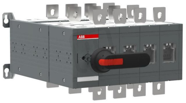 By-pass přepínač s ručním ovládáním OT630E04YP 630A 4-pól. ABB 1SCA123592R1001