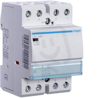 Stykač 40A, 4S, 12V AC HAGER ESL440