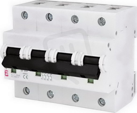 Jistič ETIMAT 10 4p B80 20kA ETI 002127731