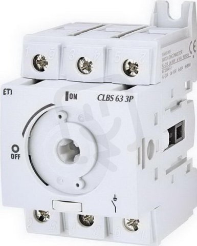 Výkonový odpínač CLBS 63, 3p, 63A, 690V AC ETI 004661403