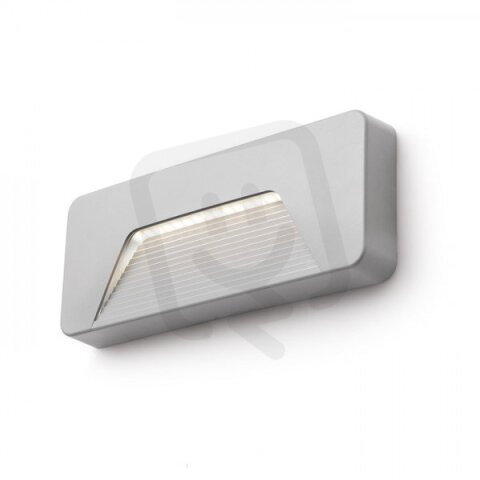 RENO SQ INDR nástěnná šedá 230V LED 3W IP65 3000K RENDL R11950
