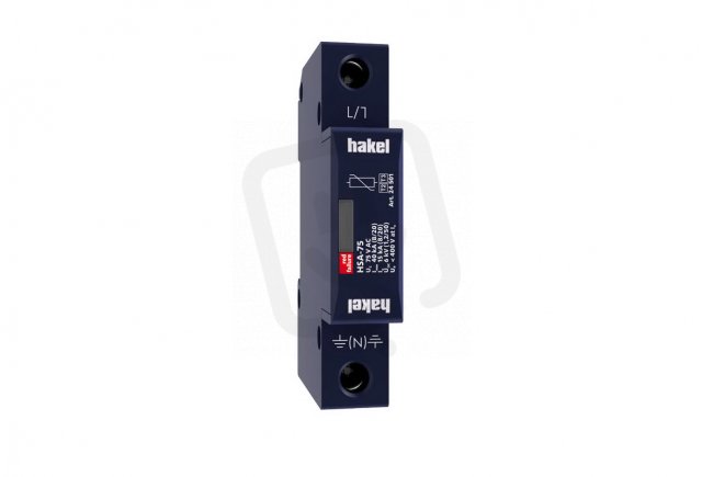 Svodič rázového přepětí HSA-75 SPD typ 2+3 HAKEL 24501