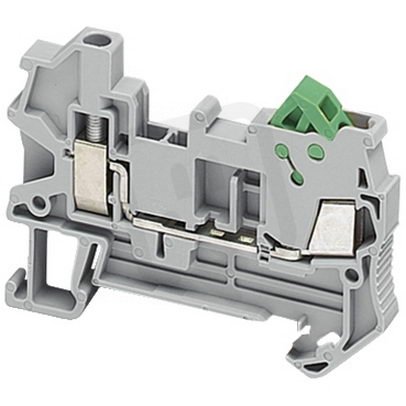 Hybridní svorka 2 body šroubová-IDC,1,5mm2 šedá(obj.mn. 50ks) SCHNEIDER NSYTRH12