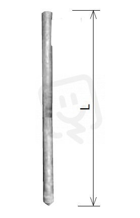 Zemnící tyč ZTP 1 (plná pr. 25 mm) Kovoblesk 21418