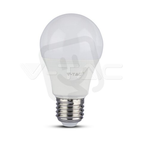 LED žárovka V-TAC 9W E27 A58 Plastic 6400K VT-210
