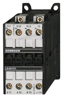 Výkonový stykač DC 7,5kW, 3Z/1Z, 24VDC SCHRACK LA401815--