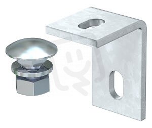 OBO BW 70 40 FT SO Upevňovací úhelník pro závěs IS 8 70x50x40 Ocel žár.zinek