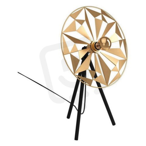 Stolní svítidlo CASTANUELO 1xE27 černá/zlatá 40W IP20 EGLO 43808