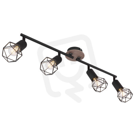 Stropní svítidlo XARA I černá 4xE14, max. 40W 230V GLOBO 54802S-4H