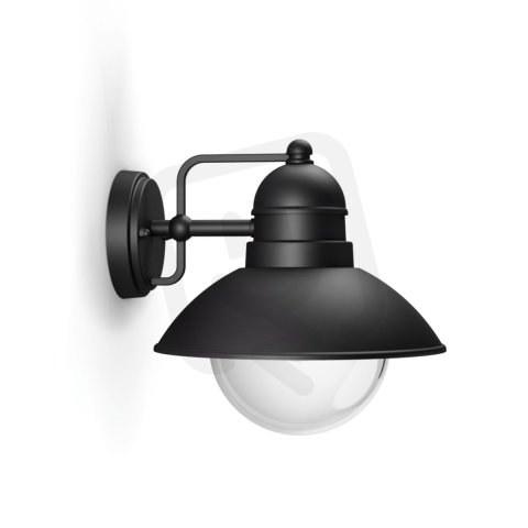 Nástěnné svítidlo Hoverfly černá 1x60W 230V PHILIPS 1723730PN