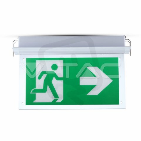 2W LED Recesed Fixed Emergency Exit Ligh
