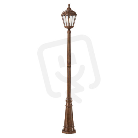 Sloupkové svítidlo ESSEN ST H221 E27 1X70W IP44 BR REDO 9662