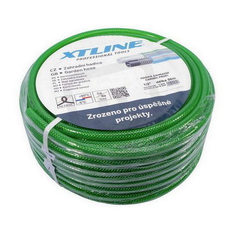 Hadice PVC 1/2'' 10m XTLINE 3VAL1/210M