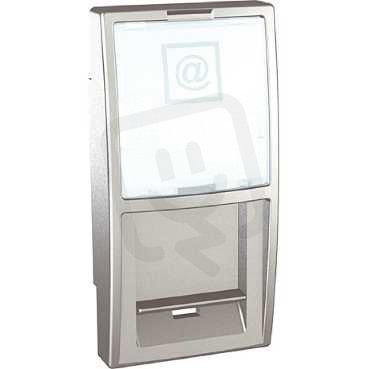 Unica Kryt datové zásuvky AMP,KRONE LUCENT a ATT (Avaya)1M Aluminium MGU9.461.30