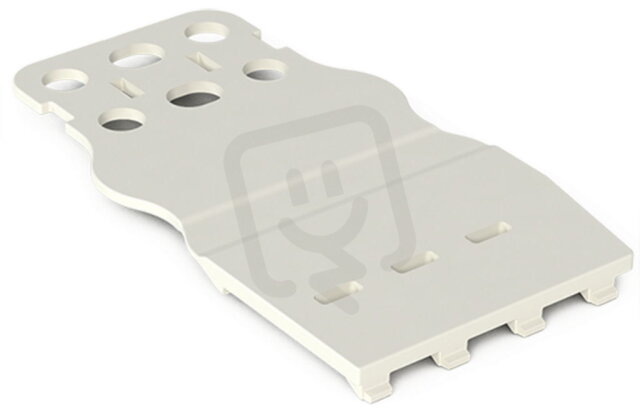 Strain relief plate; Pin spacing 10.16 mm; light gray, světle šedá WAGO 832-535