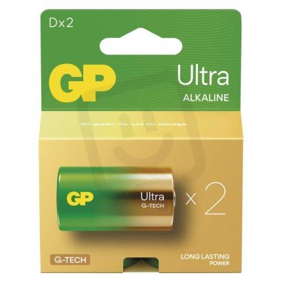 Alkalická baterie GP Ultra D (LR20) B02412