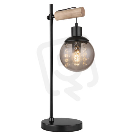 Stolní svítidlo RICHARD černá 1xE27 ILLU, max. 25W 230V GLOBO 15657T
