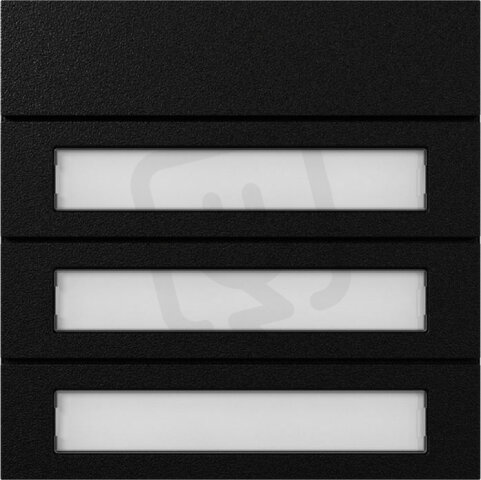 Modul volacího tlačítka 3× System 106 černá m GIRA 5533925