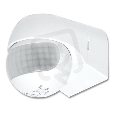 Senzor, 1000W, IP44, 180st,12m,bílá ECOLITE EST11-BI