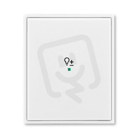 ABB Element,Time Kryt 1násobný symbol stmívání bílá/bílá 6220E-A01004 03