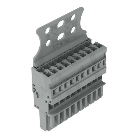 1vodičová pružinová svorkovnice, CAGE CLAMP, 4 mm2, Šedá WAGO 769-110/145-000