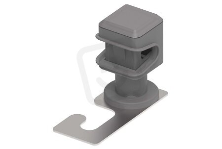 Plastový držák vedení s háčkem, drát 8mm, materiál plast/Inox GROMTOR 404218