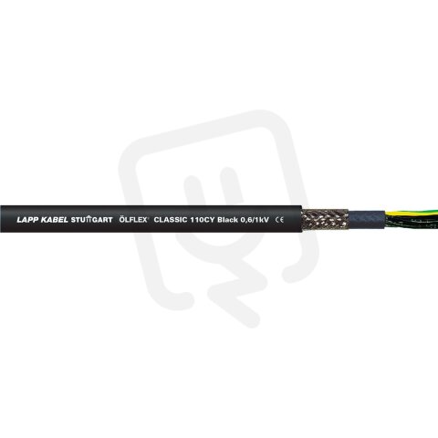 Ovládací kabel ÖLFLEX CLASSIC 110 CY BK 0,6/1kV 3G2,5 LAPP 1121340