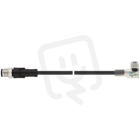 Konfekcionovaný kabel pro snímače/akční členy AB-C3-M12MS-1,0PUR-M8FA-2L