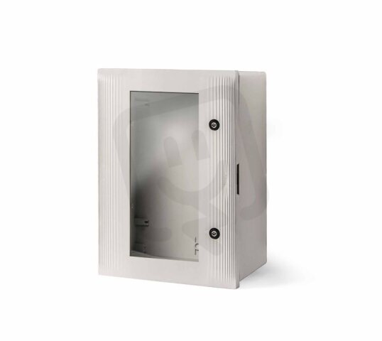 Skříň 49146-T STONE IP55, 600x400x250mm, průhledné dveře, bez montážní desky