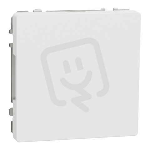 Záslepka, Merten System D, nordic white, termoplast SCHNEIDER MTN4075-6037
