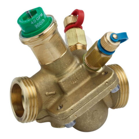 Tlakově nezávislý regulační ventil VP228E DN20 Qn 900l/h s měřícími body