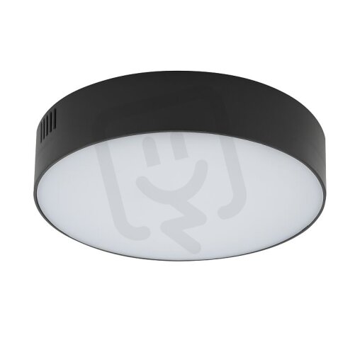 LID round LED 25W black 4000K