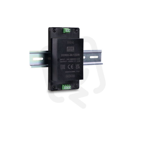 Měnič DC/DC 30W 24V 1250mA MEAN WELL DDRH-30-24DR