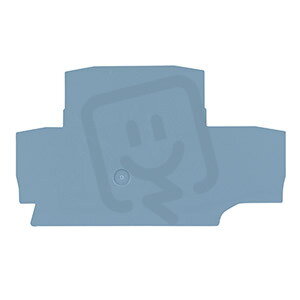 Koncová přepážka EFD.4/PT/BL modrá MOREK EFD401BL