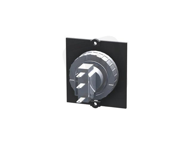 Bachman 917.047 Frame 1xbutton stainless steel, bl
