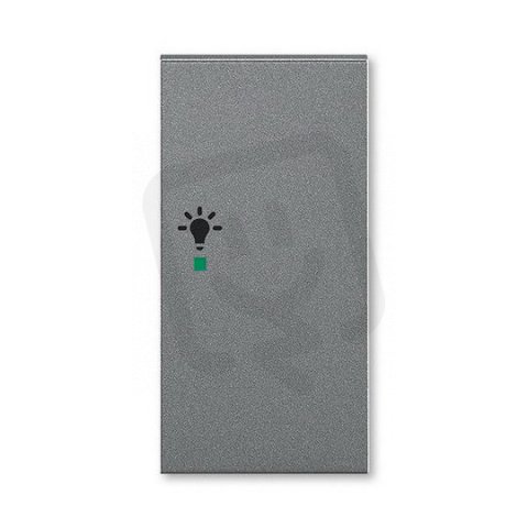 ABB Levit M Kryt 2násobný pravý symbol osvětlení ocelová 6220H-A02201 69