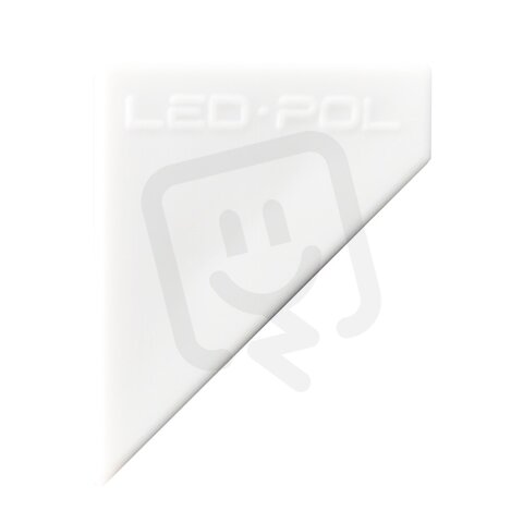 Koncovka profilu pro LED pásky ORO CAP UNI COR L WHITE LED-POL ORO11083