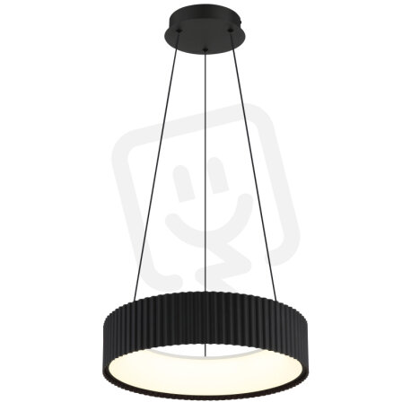 Závěsné svítidlo KEMP černá LED 45W 230V, 1600lm,CCT2700/4000/6000K GLOBO 15924S