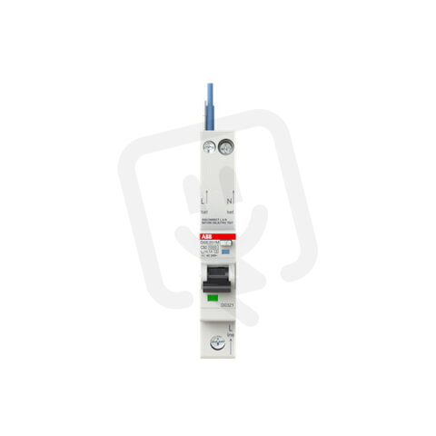 ABB DSE201 M C50 AC100 kombinace jistič/chránič 1P+N 1M 10kA 50 A 100mA C AC