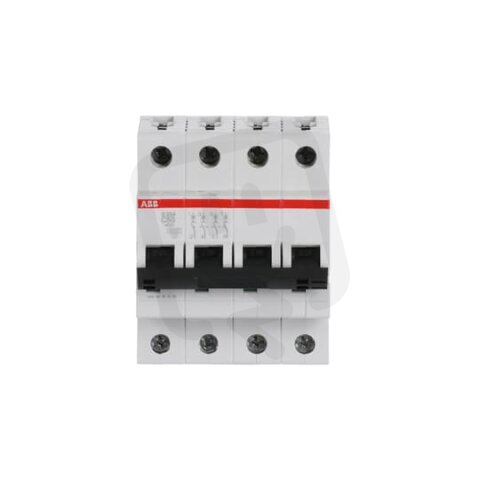 S204-C50 4 fázový jistič 50 A char. C 6kA ABB 2CDS254001R0504