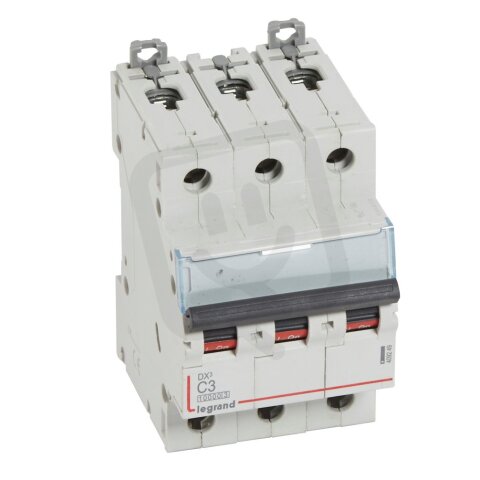 DX3 JISTIČ, 3 PÓLOVÝ, CHAR. C,3A 10000A/16KA LEGRAND 409249