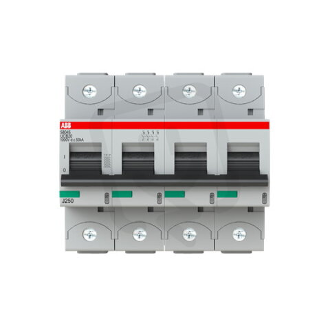 S804S-UCB20 jistič char. B 4P 20A 1000V DC 50kA ABB 2CCS864001R1205