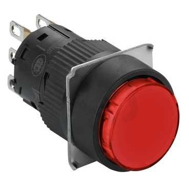 Schneider XB6EAA41P Ovládač stiskací, rudý