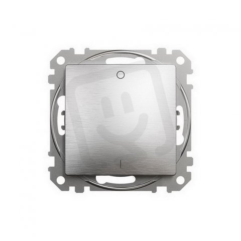 Sedna D/E Spínač dvoupólový ř.2, Leštěný Hliník SCHNEIDER SDD170102