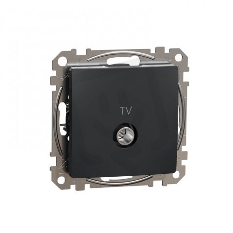 Sedna D/E TV zásuvka průběžná 7dB, Antracit SCHNEIDER SDD114474